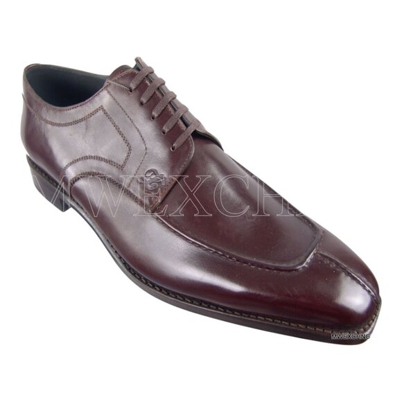 ZENOBI GOODYEAR WELT MOC TOE OXFORDS ITALIAN MENS DRESS SHOES NEW - Picture 1 of 11